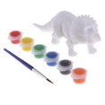 thumbnail image 2 of Estatuilla de juguete CUTICAT Brachiosaurus Stegosaurus Triceratops modelo de exhibición pintada PVC, 2 of 8