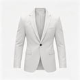 thumbnail image 5 of Mens Blazer Jacket One Button Casual Suit Jackets Slim Fit Stretch Sport Coat for Party Wedding & Business, 5 of 7