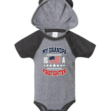 

Inktastic Grandpa is a Firefighter Grandson Gift Baby Boy or Baby Girl Bodysuit