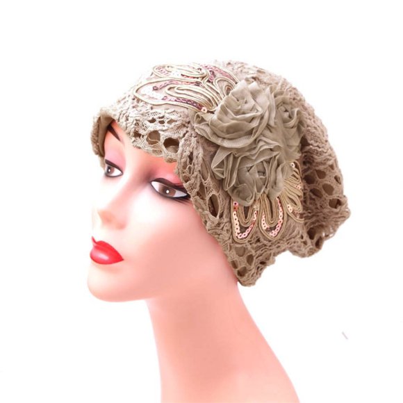 PEZHADA Winter Hats for Women Men,Women Drilling Crochet Thicker Knit Beanie Caps Hat Multifunction