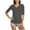 Dark Gray, variant on Ruimatai Women's Casual Short Sleeve V-Neck T-Shirt Soft Breathable Comfortable Stretchy Basic Tee Tops for Everyday Wear
