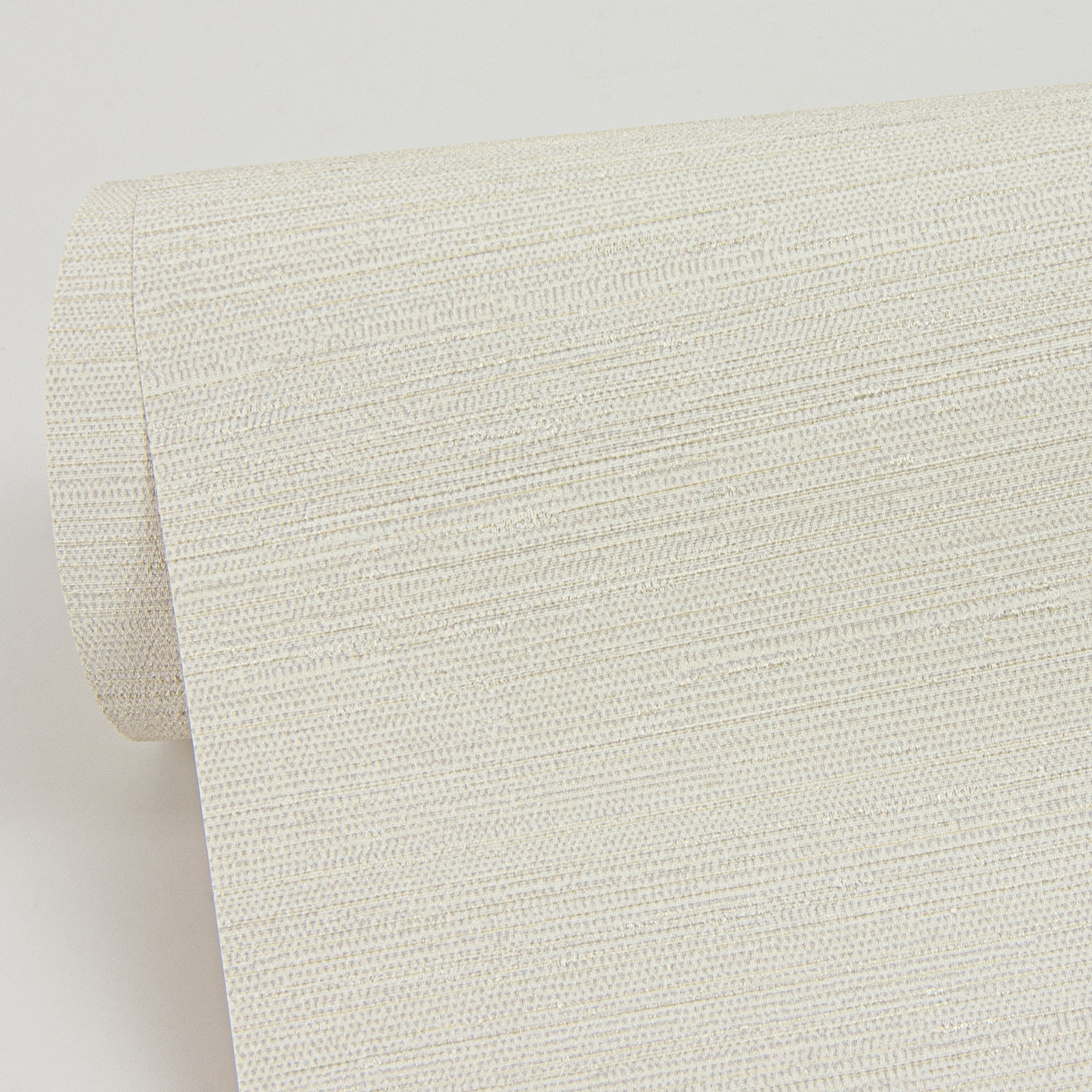 Sirpi Wallcoverings Aida White Horizontal Silk Wallpaper, 20.9-in by 33-ft, 57.48 sq. ft.