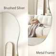 thumbnail image 3 of SHYFOY Irregular Decorative Mirror with Metal Frame, Modern Cloud Mirror for Living Room Decor, 3 of 7