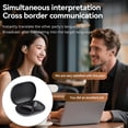 thumbnail image 3 of Écouteurs de Traduction AI, Écouteurs Traducteurs en Temps Réel 144 Langues, Écouteurs Sans Fil à Réduction de Bruit avec Micro pour Voyage et Communication, 3 of 7