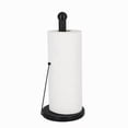 thumbnail image 7 of 14*6in Paper Towel Holder Countertop, Standing Paper Roll Holder with Anti Slip Weighted Base, Stainless Steel Freestanding Paper Towel Holder for Kitchen, Black,Gold,silver, 7 of 7
