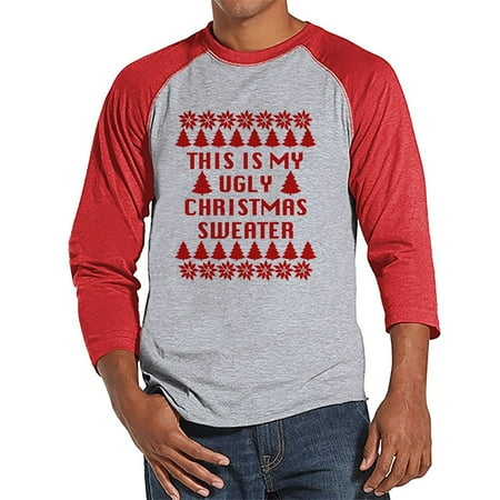 custom party shop mens my ugly christmas sweater raglan x large walmartcom - My Ugly Christmas Sweater custom party shop mens my ugly christmas sweater raglan x large walmartcom - My Ugly Christmas Sweater
