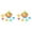 Colorful*2, variant on Crocodile Water Sprayer Bath Toy, Light up Fountain with 4 Modes for Toddler Pool & Tub, Floating Crocodile Sprinkler Toys, Cute Bathtub Water Toy, Random Color
