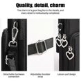 thumbnail image 4 of Fashion Women Solid Casual Messenger Bag Cross Body Mobile Phone Bags Handbags Wrist Bag With Headphone Hole, 4 of 4