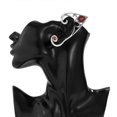 thumbnail image 2 of Pendientes de estilo tridimensional con orejas de elfo desgastadas y estilo oscuro irregular, 2 of 3
