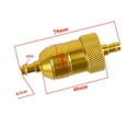 thumbnail image 3 of 8mm Aluminum Inline Fuel Filter + 5 Filters Motorcycle ATV Accessories, 3 of 3