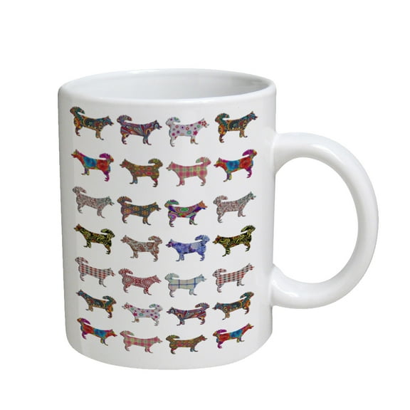 KuzmarK Coffee Cup Mug 11 Ounce -  Siberian Husky Dog