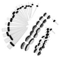 thumbnail image 6 of EHJRE 36pcs Ear Gauge Stretching Kit Tapers w/ Rubber O- 14G-00G Clear Transparent, 6 of 9