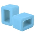 thumbnail image 2 of 2 uds. Soporte de silicona para hebilla de cinturón de seguridad de coche, receptor protector de cinturón de seguridad, accesorios para automóvil, color azul, 2 of 11
