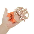thumbnail image 4 of Unique Bargains 2 Pcs Hair Elastics Halloween Cute Hair Ties for Children Beige Orange, 4 of 5