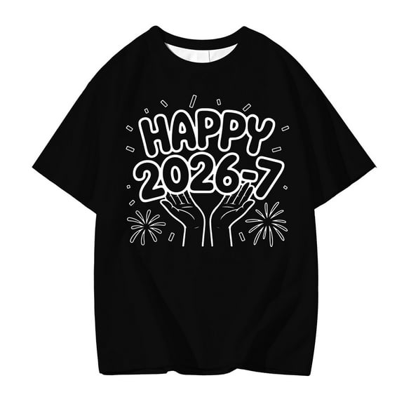 Afdoent Boys Graphic 67 Funny Number Short Sleeve T Shirt For Kids Cool Cartoon Printed Casual Tee Shirt Comfortable Blend Childrens Top 3-4 Years