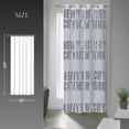 thumbnail image 4 of Evideco Blackout Window Curtain Panel Design NEW YORK CITY with Grommets Silver, 4 of 5