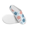 thumbnail image 3 of KLL Sea Turtle Pattern Adult Unisex Cozy Slippers,Fuzzy Slip-on Slippers TPR Sole Slippers Comfort Plush Home Footwear for Indoor & Outdoor-11, 3 of 7