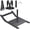 Black, variant on Runstore Weight Sled Workout Sled - Fitness Strength Speed Training Sled for Exercise and Speed Improvement Suitable for 1" and 2" Weight Plates