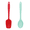 Small Solid Red + Mint Green, variant on 2 Piece Mini Kitchen Utensil Set- Silicone Kitchen Tools with Spatulas