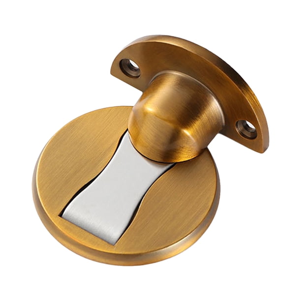 Tope de puerta magnético Montaje en piso Protector de pared Perforación Tope de puerta autoadhesivo para proteger paredes para