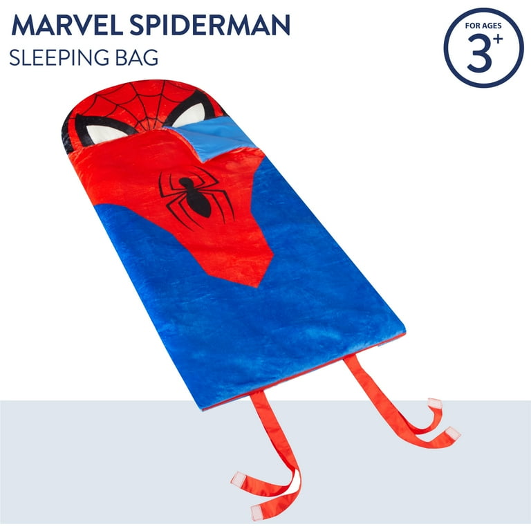 Marvel Spiderman Kids Faux Fur Slumber Bag