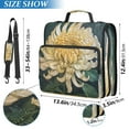 thumbnail image 3 of Circular Folder Package 13.6*3.5*12.4 Inches ,Binder Bag，Binder Organizer，Zipper Binder，3 Ring Binder ,Suitable for Work Colorful Chrysanthemum, 3 of 8
