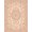 Pink, Pattern 11, variant on ODIKA Botanical Blush Scrollwork Central Motif Perched Birds Decorative for Home Office, Gaming Room, Under Desk, Non-Slip Chair-Friendly