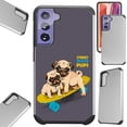 thumbnail image 1 of Compatible with Samsung Galaxy S21 5G Hybrid Fusion Guard Phone Case Cover (Skate Pug), 1 of 1