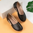 thumbnail image 6 of LUXUR Womens Slip on Shoes PU Loafers Breathable Walking Casual Shoes Black Size 8.5, 6 of 8