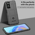 thumbnail image 2 of Case for Realme 9i/Oppo A36/A76/A96, Heavy Duty Shockproof Military Grade Drop Tested Field Phone Case Bumper Rugged Cover for Oppo A36/A76/A96 HD Black, 2 of 7