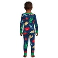 thumbnail image 4 of Jurassic World Toddler Boys Long Sleeve Top and Pants, 2-Piece Pajama Set, Sizes 12M-5T, 4 of 8