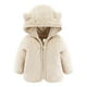 thumbnail image 2 of Abrigo de invierno Gibobby para niños y niñas con capucha caqui 0-6 meses, 2 of 4