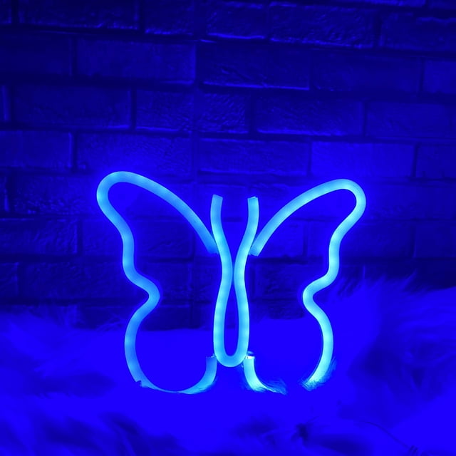 Fiudx Luz de Neón Led, Diseño de Tira Led Flexible, Opciones de Color Personalizables, Alimentación Usb Segura y de Bajo Voltaje, Decoración de Pared para Dormitorio, Decoración para Fiestas Navideña