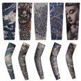 thumbnail image 2 of 1PCS Sport Arm Sleeve Skin Protection Cover Tattoo Team Elastic Armband, 2 of 8