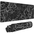 thumbnail image 2 of Topographic Map Large Mouse Pad Long Gaming Desk Mat for Girls Women Extended Keyboard Pad for Office Work 31.5 x 11.8 in, 2 of 5