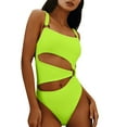 thumbnail image 1 of Aayomet Maillot de Bain pour Femmes Bikini Coloré (Vert, S), 1 of 5