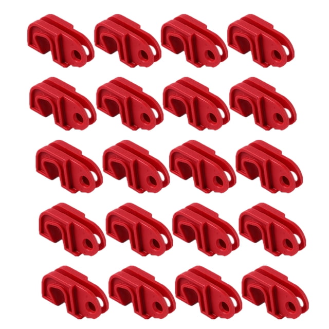 Dispositivo de bloqueo de bloqueo de seguridad del interruptor y múltiples cables de interruptor de múltiples polos Miniatura miniatura suministros industriales duraderos CB-02 20 piezas Inevent TO001362-01B
