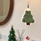 thumbnail image 5 of Toallas de mano navideñas, tela de floc - 23,5x21 cm, diseño multicolor navideño, rápida absorción y secado, aro colgante para decorar la cocina del baño, 5 of 6