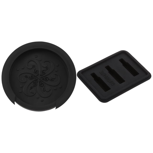 1 Pcs Acoustic Guitar Sound Hole Cover Block Plug Screeching Halt & 1 Pcs Ballads Acoustic Classical Guitar Mute Pad