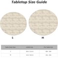 thumbnail image 2 of Round Fitted Tablecloth 52 Inch, Farmhouse Broken Stripes Circular Table Cover Water and Stain Resistant Tablecloth Outdoor Tablecloth for Dining, Parties, Camping, 2 of 8