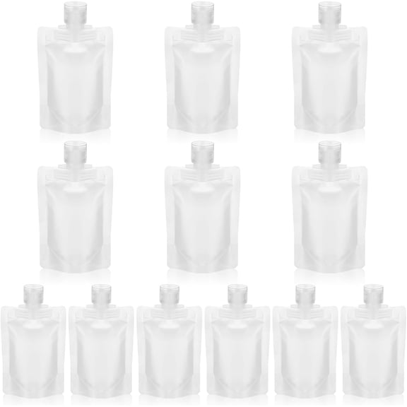 Travel Pouches for Toiletries, Leak Proof Squeeze Bottles Set, Refillable Travel Containers