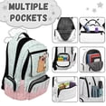 thumbnail image 6 of Aplkyhs Backpack for Teens 12-18 Stylish 17 Inch School Bag Durable Lightweight Water Resistant Backpack for High School Ice Cream Capybara, 6 of 7