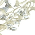 thumbnail image 2 of Vaxcel Jardin 19-in W Crystal Cream Vintage Vine Semi Flush Mount Ceiling Light, 2 of 4