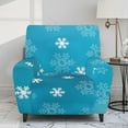thumbnail image 2 of Renewold Blue Snowflakes Cover for Recliner Chair Non-Slip Dog Chair Cover 4 Pieces Couch Slipcover Recliner Christmas Decor with Elastic Bottom and Side Pocket for Kids Pets Dogs, 2 of 8