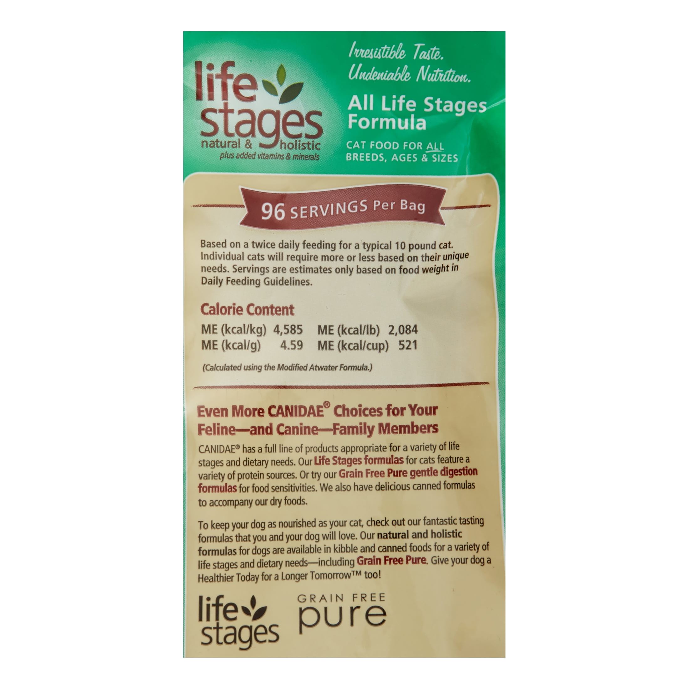 Canidae Life Stages Chicken, Turkey, Lamb & Fish Dry Cat Food, 8 lb