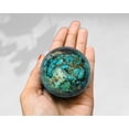 thumbnail image 5 of Chrysocolla Crystal Ball Sphere 2" Inches, 5 of 5
