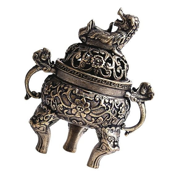 FOLOYORI Shape Bakhoor Burner Light Brown Meditation Room 1Pack