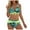 Green, variant on COMVALUE Women Two Piece Swimsuit Cow Print Bikini Sexy Halter Bathing Suit (Light Blue, XL)