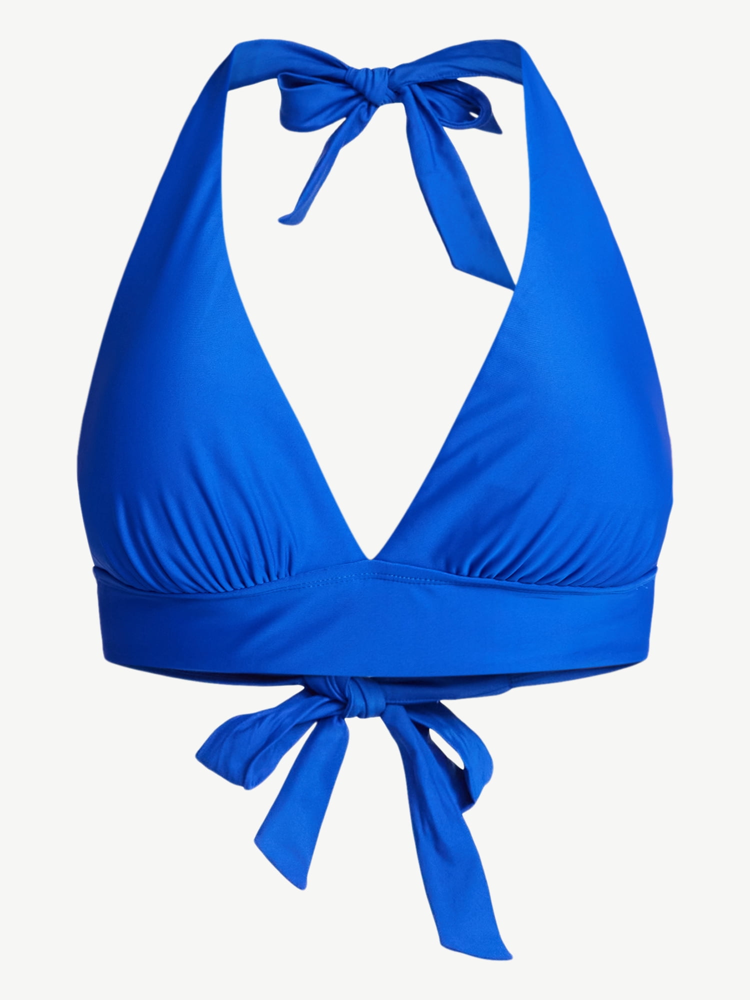 Time and Tru Women's and Women's Plus Tall Triangle Bikini Top, Sizes XS-3X
