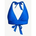 thumbnail image 2 of Time and Tru Women's and Women's Plus Tall Triangle Bikini Top, Sizes XS-3X, 2 of 5